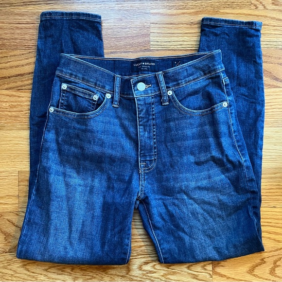 Lucky Brand high rise skinny Bridgette jeans size 4 / 27 ankle - Picture 2 of 7